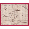 MARQUE HYERES VAR 1786 LENAIN N°2 INDICE 16 POUR LA MARQUISE DE RICARD A AIX EN PROVENCE LETTRE COVER