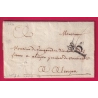 MARQUE P COURONNE PARIS BELLE FRAPPE LENAIN N°7A 1771 POUR ALENCON ORNE LETTRE COVER
