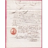 TEXTE DE COMMISSION DES TRANSPORT POSTES ET MESSAGERIE BEAU CACHET PARIS 1+LE 1ER JOUR COMPLEMENTAIRE AN 4 1796 LETTRE