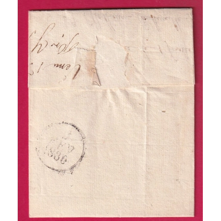 MARQUE 78 VENCE ALPES MARITIMES VAR 1830 POUR MARSEILLE INDICE 11 LETTRE COVER