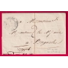 CAD TYPE 11 CUERS VAR 1838 LE MAIRE POUR BRIGNOLES LETTRE COVER