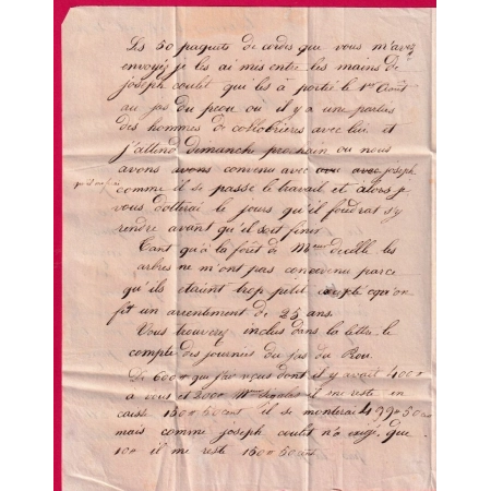 CURSIVE 78 PIGNANS VAR CAD TYPE 11 LE LUC TAXE LOCALE 1 BOITE RURALE C COLLOBRIERES 1836 T11 LE LUC AU DOS LETTRE COVER