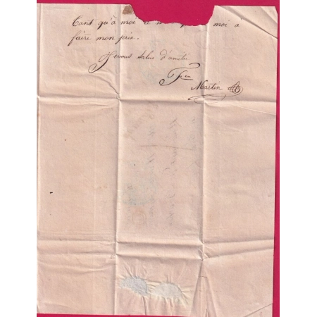 CURSIVE 78 PIGNANS VAR CAD TYPE 11 LE LUC TAXE LOCALE 1 BOITE RURALE C COLLOBRIERES 1836 T11 LE LUC AU DOS LETTRE COVER