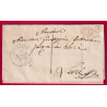 CAD TYPE 13 ROGLIANO CORSE BOITE RURALE A ERSA CL ROUGE TAXE LOCALE 1 POUR LURI 1843 LETTRE COVER