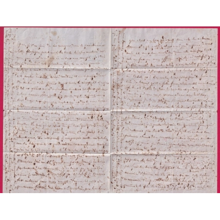 CAD TYPE 22 LURI DE CORSE 1856 TAXE TAMPON 4 POUR TRIVIERES BELGIQUE LETTRE COVER