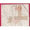 DEBOURSE DEB 69 GRAY HAUTE SAONE 1812 EN ROUGE INDICE 19 DEPART LYON LETTRE COVER