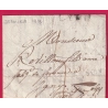 DEBOURSE DEB 69 GRAY HAUTE SAONE 1812 EN ROUGE INDICE 19 DEPART LYON LETTRE COVER