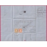 N°21 23 OBLITERATION ANCRE PAQUEBOT POSTE GANGE 1865 MARSEILLE POUR CONSTANTINOPLE TURQUIE TURKEY LETTRE COVER