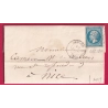 N°22 GC 2387 MONACO ALPES MARITIMES POUR NICE INDICE 19 LETTRE COVER