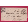 TAXE N°4 LITHO PREOBLITERE LYON RHONE POUR LYON RARE LETTRE COVER