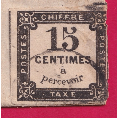 TAXE N°4 LITHO PREOBLITERE LYON RHONE POUR LYON RARE LETTRE COVER