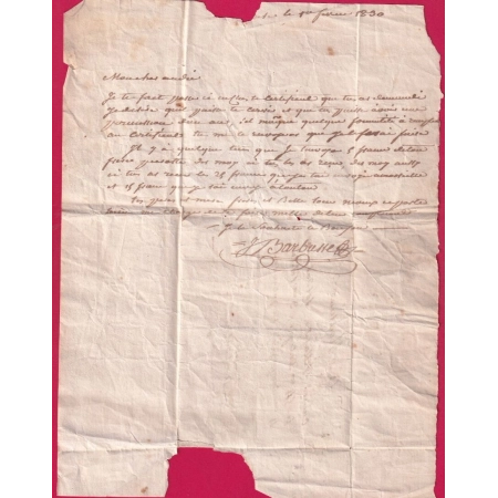MARQUE P29P ANDUSE ANDUZE GARD 1830 POUR TOULON VAR MILITAIRE INDICE 13 LETTRE COVER