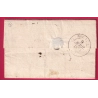 CURSIVE 45 LAVARDAC LOT ET GARONNE TYPE 12 NERAC DECIME RURALE DE PONT DE BORDES POUR NOGARO GERS 1834 LETTRE COVER