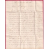 CURSIVE 45 LAVARDAC LOT ET GARONNE TYPE 12 NERAC DECIME RURALE DE PONT DE BORDES POUR NOGARO GERS 1834 LETTRE COVER