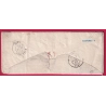 CAD TYPE 22 GONTAUD LOT ET GARONNE TEXTE TAMPON 30 POUR HAUTEVIGNES MARMANDE 1867 LETTRE COVER