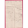 CAD TYPE 22 GONTAUD LOT ET GARONNE TEXTE TAMPON 30 POUR HAUTEVIGNES MARMANDE 1867 LETTRE COVER
