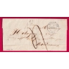 CURSIVE 45 LE MAS D'AGENAIS LOT ET GARONNE T15 TONNEINS 1844 POUR BORDEAUX INDICE 16 LETTRE COVER