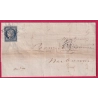N°4 GRILLE MONTPELLIER HERAULT POUR NARBONNE AUDE 1854 LETTRE COVER