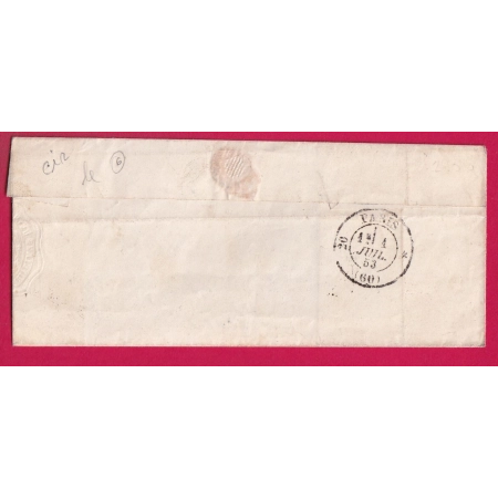 N°10 PC 2004 MIRAMONT LOT ET GARONNE POUR PARIS LETTRE COVER