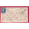 N°14 PC 3020 ST CHAPTES GARD OR DE STE EULALIE POUR L'ARGENTIERE ARDECHE LETTRE COVER