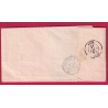 N°14 PC 1354 FUMEL LOT ET GARONNE OR POMBIE POMBIER POUR AGEN 1858 LETTRE COVER