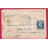 N°14 PC 1354 FUMEL LOT ET GARONNE CAD TYPE 14 1855 POUR SARLAT DORDOGNE INDICE 14 LETTRE COVER