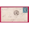 N°22 PC DU GC 2255 LE MAS D'AGENAIS LOT ET GARONNE CAD TYPE 15 POUR AGEN INDICE 13 LETTRE COVER