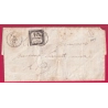 TAXE N°2 CAD TYPE 15 ARUDY BASSES PYRENEES 1859 BOITE RURALE D NAY POUR ARUDY LETTRE COVER