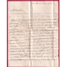 MARQUE PAU LENAIN N°3 INDICE 14 1757 BASSES PYRENEES POUR MONT DE MARSAN LANDES LETTRE COVER