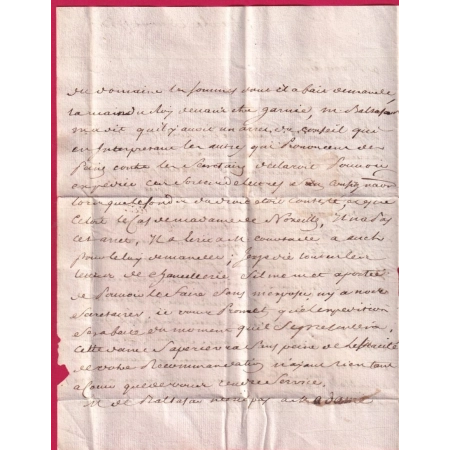 MARQUE PAU LENAIN N°3 INDICE 14 1757 BASSES PYRENEES POUR MONT DE MARSAN LANDES LETTRE COVER