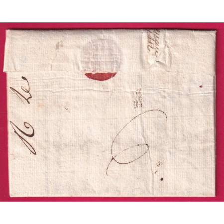 MARQUE FRANC DE PAU 1776 LENAIN N°6 INDICE 17 BASSES PYRENEES POUR BORDEAUX LETTRE COVER
