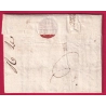 MARQUE FRANC DE PAU 1776 LENAIN N°6 INDICE 17 BASSES PYRENEES POUR BORDEAUX LETTRE COVER