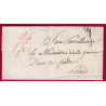 FRANCHISE CONSEILLER ETAT POLICE GENERALE DE L'EMPIRE 2EME ARRONDISSEMENT PARIS 1811 LETTRE COVER