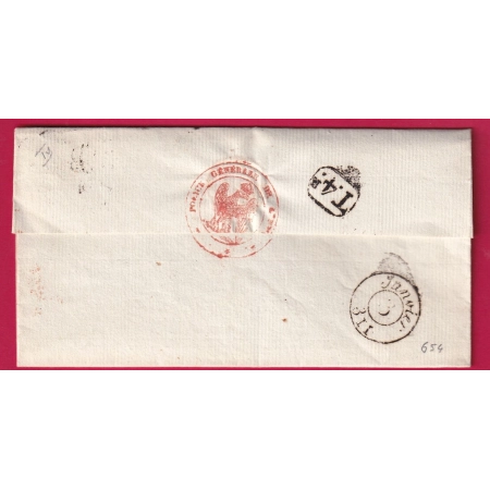 FRANCHISE CONSEILLER ETAT POLICE GENERALE DE L'EMPIRE 2EME ARRONDISSEMENT PARIS 1811 LETTRE COVER