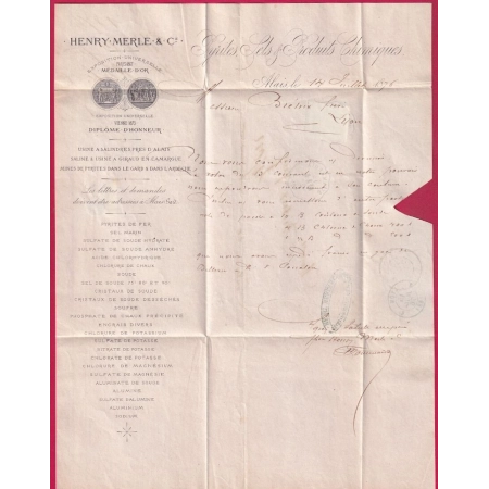 N°60 CONVOYEUR STATION ST AMBROIX GARD POUR LYON LETTRE COVER