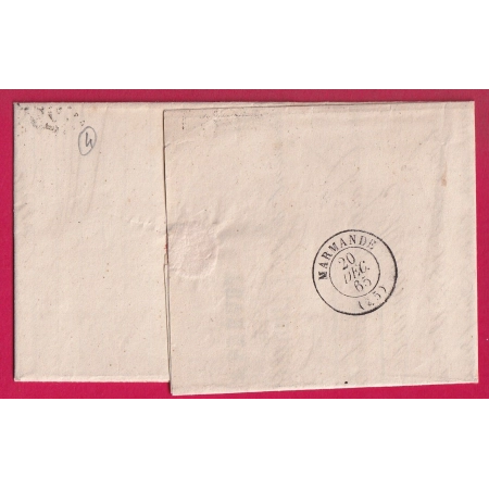 N°23 GC 2365 MIRAMONT LOT ET GARONNE POUR MARMANDE LETTRE COVER