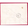 N°90 LE MANS SARTHE TAXE MANUSCRIT 45C MENTION POIDS 16 GRAMMES 2EME ECHELON DE POIDS LETTRE COVER