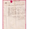 DEBOURSE DEB 24 ST HYPPOLYTE SUR LE DOUBS 1828 DEPART PARIS POUR ST HIPPOLYTE DU GARD INDICE 21 LETTRE COVER