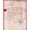 MARQUE CASTELJALOUX LOT ET GARONNE 1772 LENAIN N°3 INDICE 10 POUR BORDEAUX LETTRE COVER
