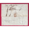 MARQUE P64P BAYONNE BASSES PYRENEES + PP BONNET PHRYGHIENS 1794 POUR PARIS LETTRE COVER