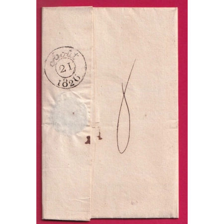 MARQUE P45P VILLENEUVE SUR LOT 1826 POUR PARIS INDICE 11 LETTRE COVER