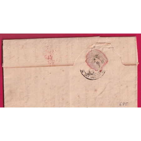 FRANCHISE MINISTRE DE LA MARINE ET DES COLONIES PARIS 1807 SIGNE DENIS LE MINISTRE BAYONNE BASSES PYRENEES LETTRE COVER