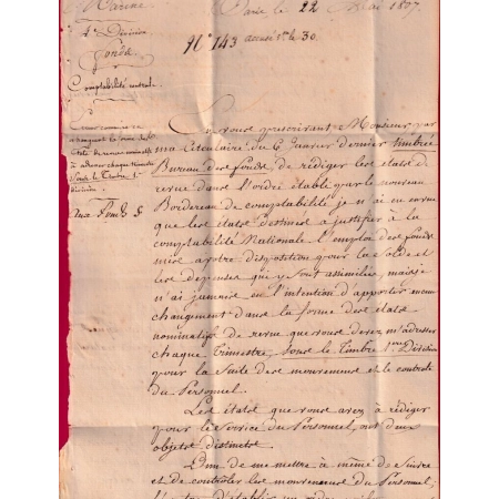 FRANCHISE MINISTRE DE LA MARINE ET DES COLONIES PARIS 1807 SIGNE DENIS LE MINISTRE BAYONNE BASSES PYRENEES LETTRE COVER
