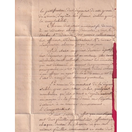 FRANCHISE MINISTRE DE LA MARINE ET DES COLONIES PARIS 1807 SIGNE DENIS LE MINISTRE BAYONNE BASSES PYRENEES LETTRE COVER