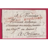 FRANCHISE CONSEILLER ETAT DROITS REUNIS PORT PAYE PARIS 1806 POUR ORLEANS LOIRET LETTRE COVER