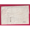 FRANCHISE CONSEILLER ETAT DROITS REUNIS PORT PAYE PARIS 1806 POUR ORLEANS LOIRET LETTRE COVER