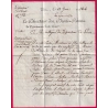 FRANCHISE CONSEILLER ETAT DROITS REUNIS PORT PAYE PARIS 1806 POUR ORLEANS LOIRET LETTRE COVER