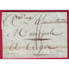 78 TOULON VAR AN 4 1796 L'AGENT MARITIME BELLE VIGNETTE POUR AGDE HERAULT LETTRE COVER