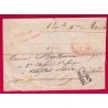 FRANCHISE LE CABINET DE L'EMPEREUR APRES LE DEPART POUR ORAN ALGERIE PUIS MARSEILLE 1860 LETTRE COVER