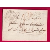 CAD TYPE 12 HYERES VAR 1840 DECIME RURALE OR DE BORMES LES MIMOSAS POUR LA GARDE FREINET LETTRE COVER
